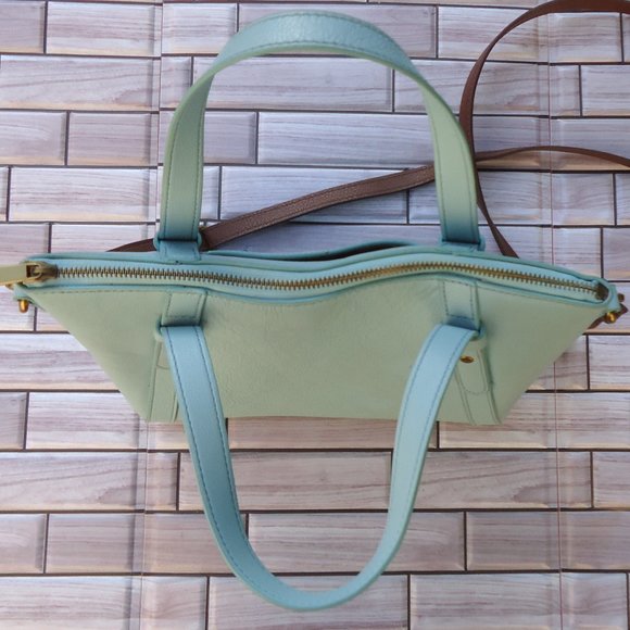 FOSSIL leather crossbody tote bag. - Picture 11 of 16